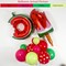 138PCS Watermelon Balloon Arch Garland Kit with Red Green Watermelon Foil Balloons